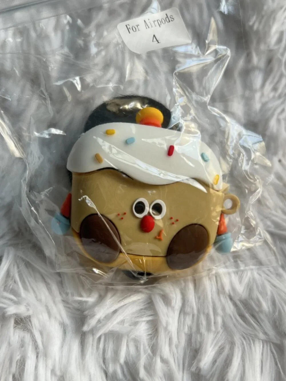 Birthday Cake Cupcake Apple Airpod 4 Case